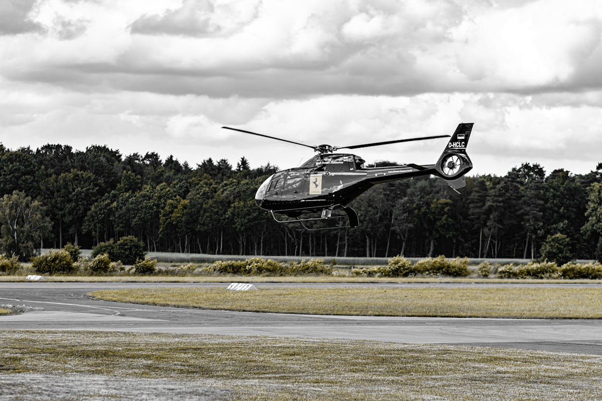 Helicopter transfer London Heliport
